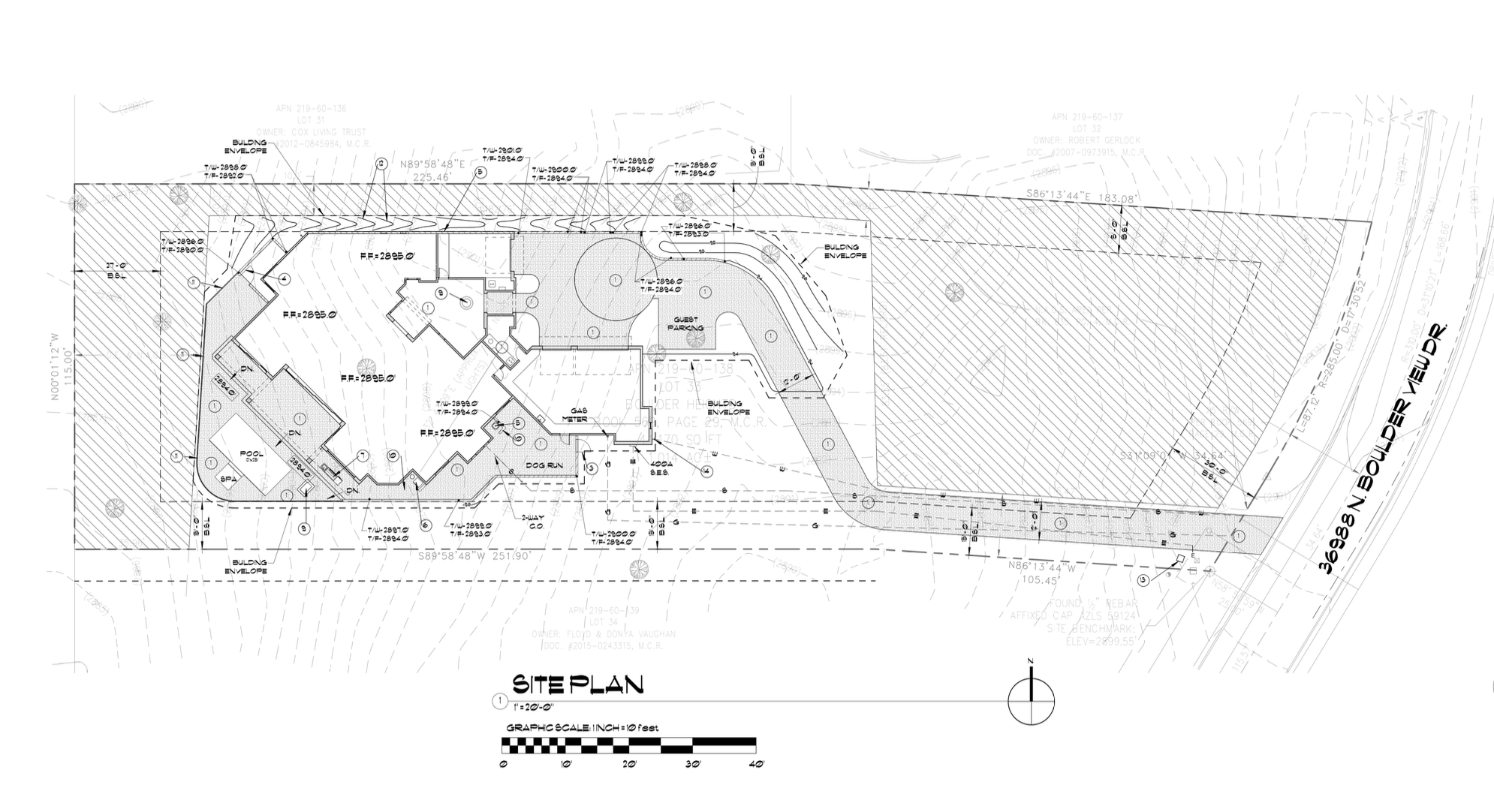 36988 N Boulder View Dr Site Plan